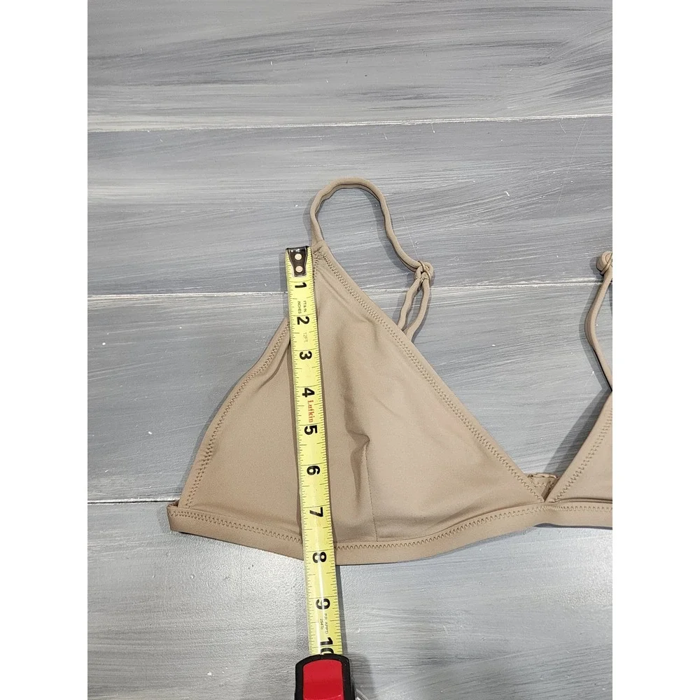 SKIMS Swim Adjustable Triangle Top Desert Tan Size 2X NWT Swim Top